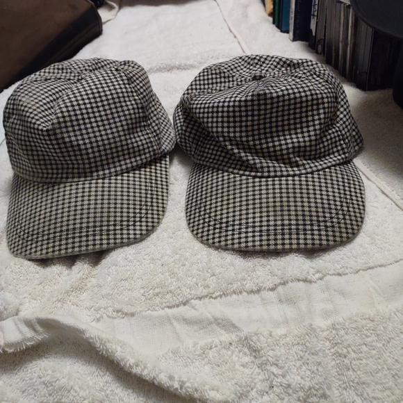 Two chef or cook used baseball caps - Picture 1 of 6